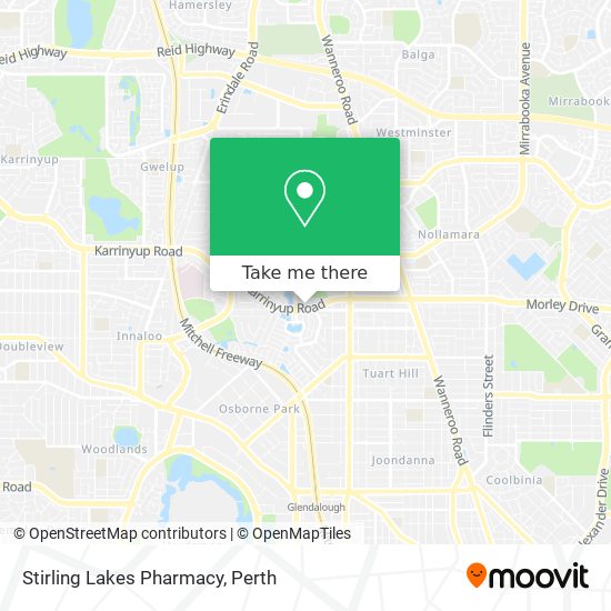 Stirling Lakes Pharmacy map