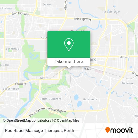 Mapa Rod Babel Massage Therapist