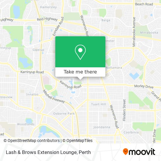 Lash & Brows Extension Lounge map
