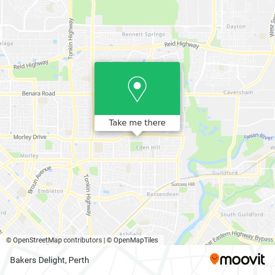 Bakers Delight map