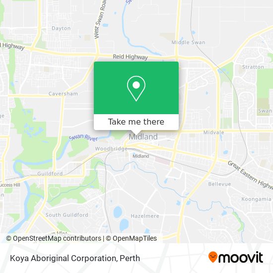 Koya Aboriginal Corporation map