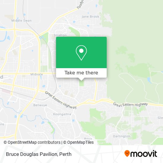 Bruce Douglas Pavilion map