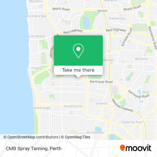 CMB Spray Tanning map