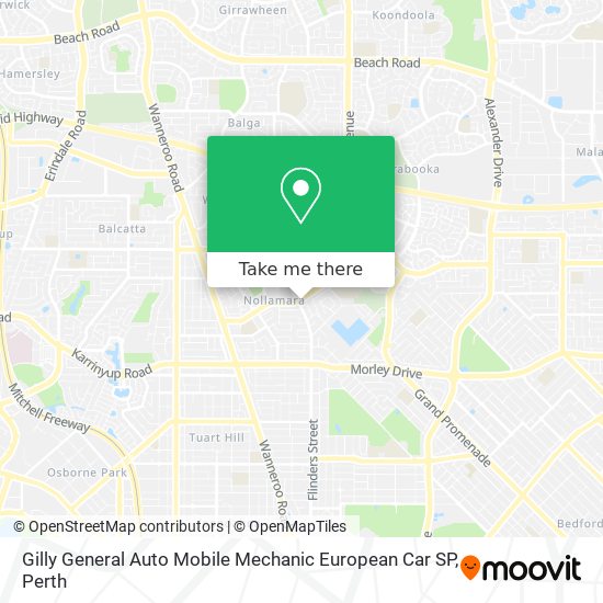 Gilly General Auto Mobile Mechanic European Car SP map