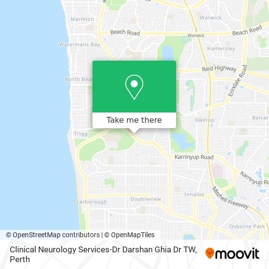 Clinical Neurology Services-Dr Darshan Ghia Dr TW map