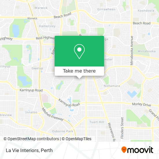 La Vie Interiors map