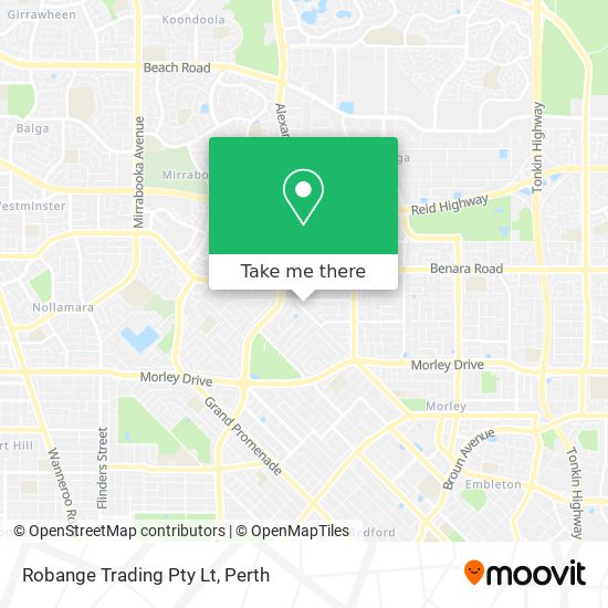 Mapa Robange Trading Pty Lt