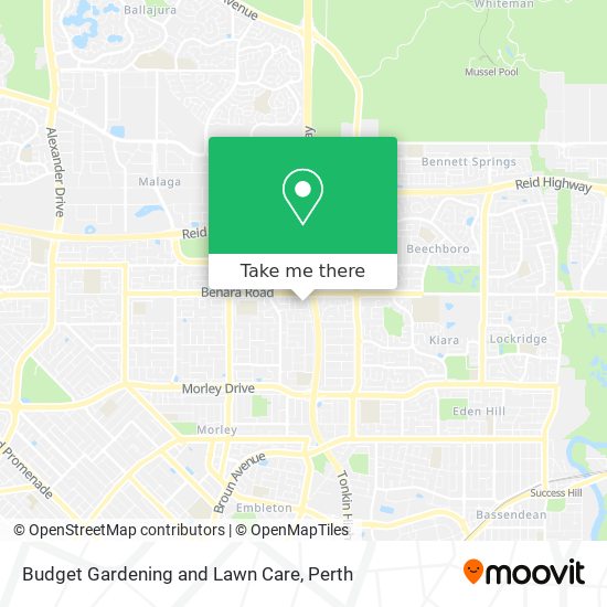 Budget Gardening and Lawn Care map