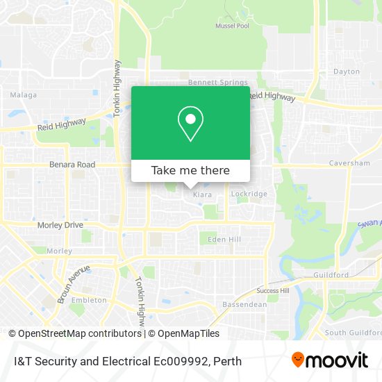 I&T Security and Electrical Ec009992 map