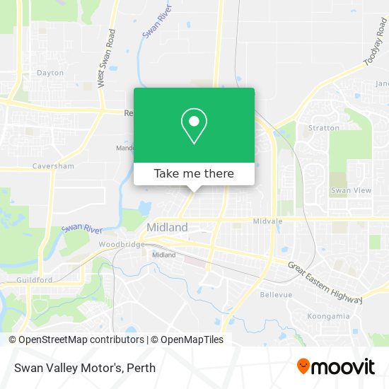 Swan Valley Motor's map