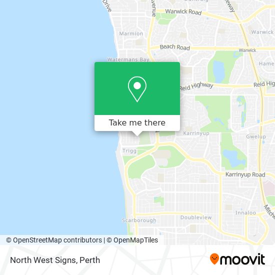 Mapa North West Signs