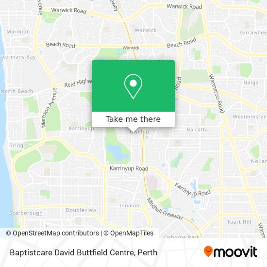 Baptistcare David Buttfield Centre map