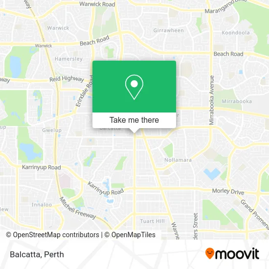 Balcatta map