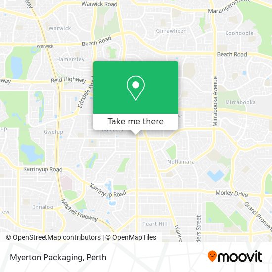Myerton Packaging map