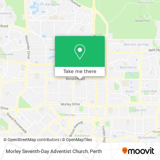 Morley Seventh-Day Adventist Church map