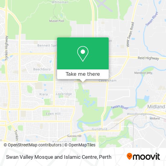 Swan Valley Mosque and Islamic Centre map