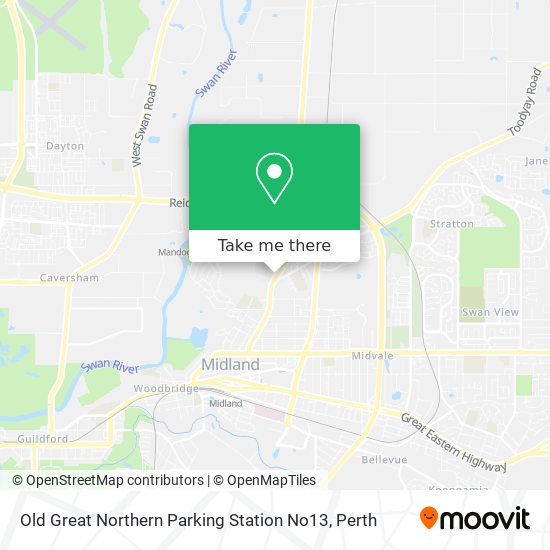 Old Great Northern Parking Station No13 map