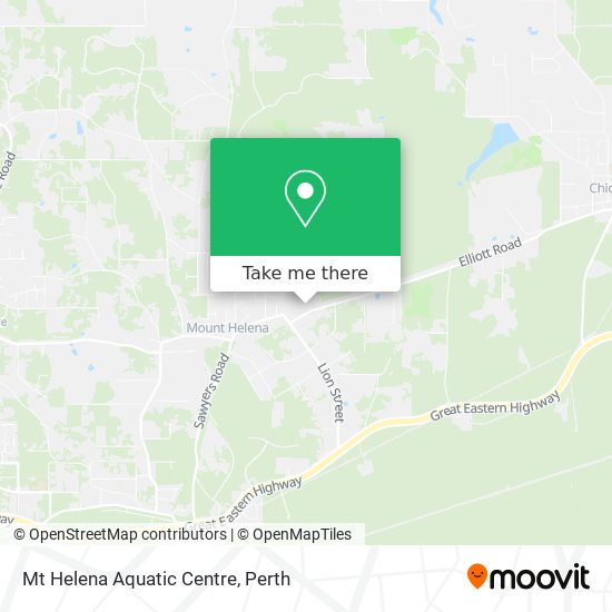 Mt Helena Aquatic Centre map