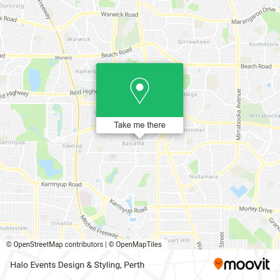 Mapa Halo Events Design & Styling