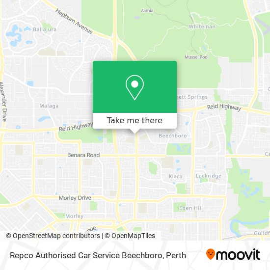 Repco Authorised Car Service Beechboro map