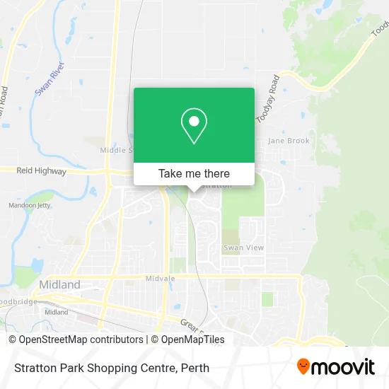Mapa Stratton Park Shopping Centre