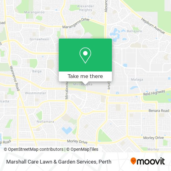 Mapa Marshall Care Lawn & Garden Services