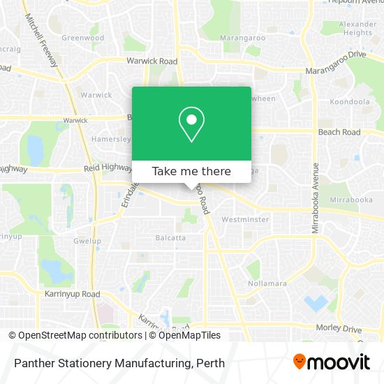 Panther Stationery Manufacturing map