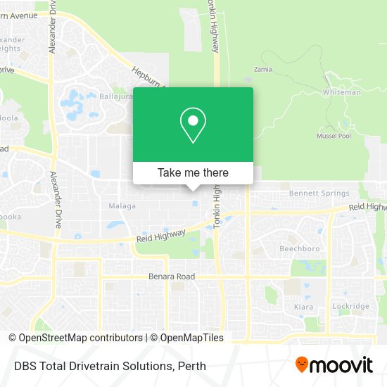 How to get to DBS Total Drivetrain Solutions in Malaga by bus or train?