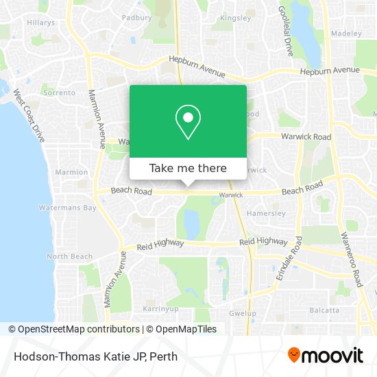 Mapa Hodson-Thomas Katie JP