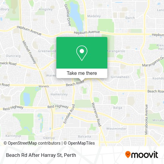 Beach Rd After Harray St map
