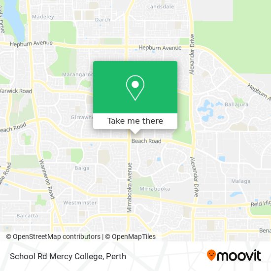 School Rd Mercy College map