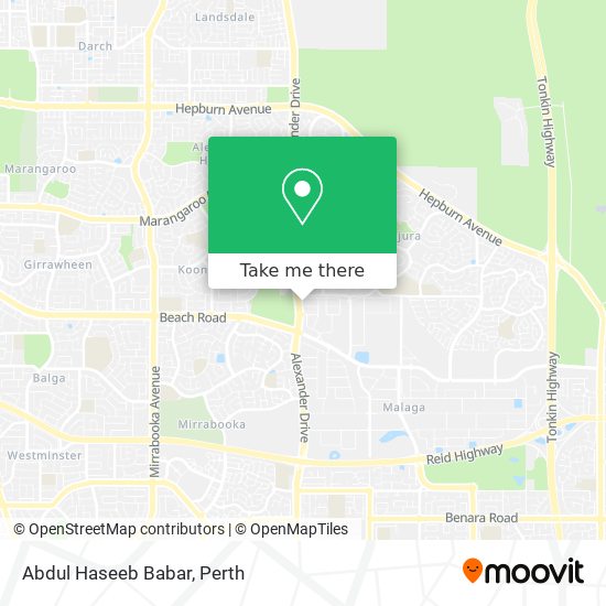 Abdul Haseeb Babar map