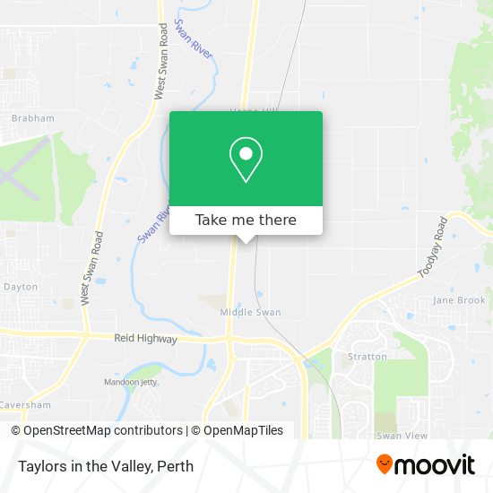 Taylors in the Valley map