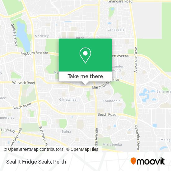 Seal It Fridge Seals map