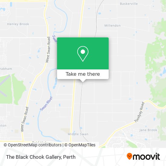 The Black Chook Gallery map