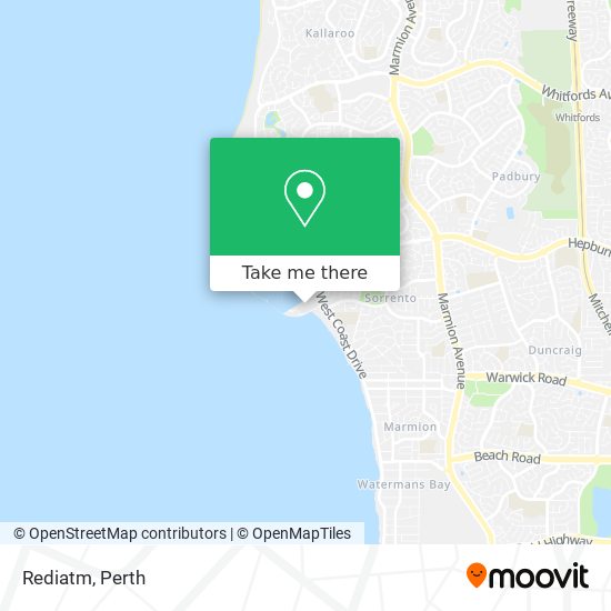 Rediatm map