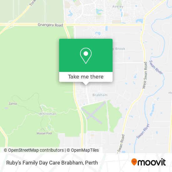 Ruby's Family Day Care Brabham map