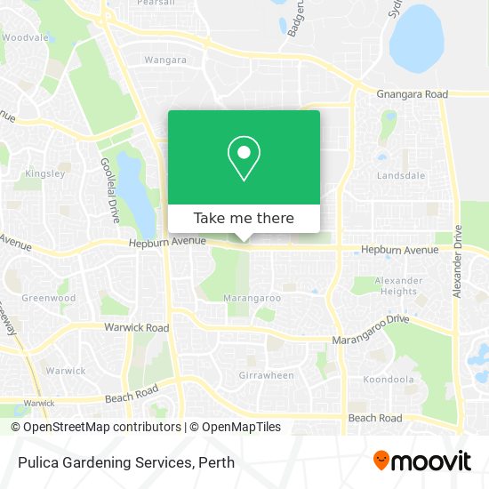 Pulica Gardening Services map