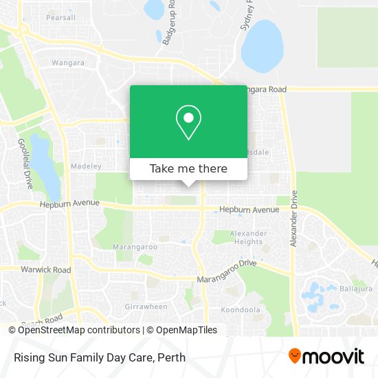 Rising Sun Family Day Care map