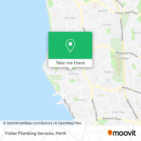 Fisher Plumbing Services map