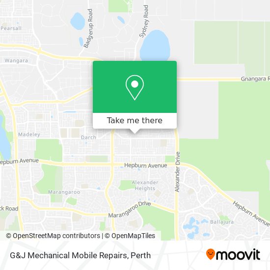 G&J Mechanical Mobile Repairs map