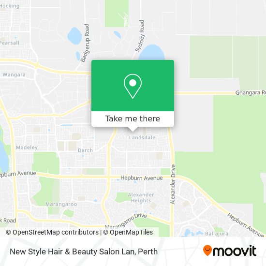 New Style Hair & Beauty Salon Lan map