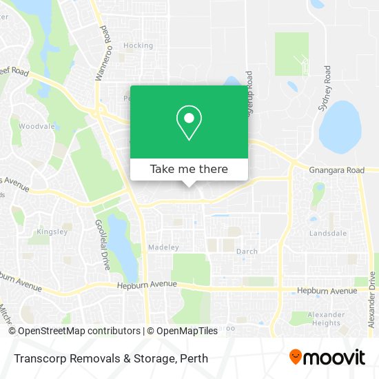 Transcorp Removals & Storage map