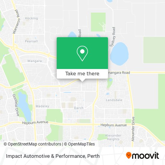 Impact Automotive & Performance map