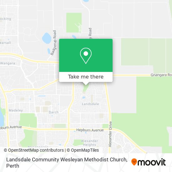 Landsdale Community Wesleyan Methodist Church map