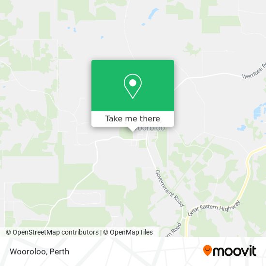 Wooroloo map
