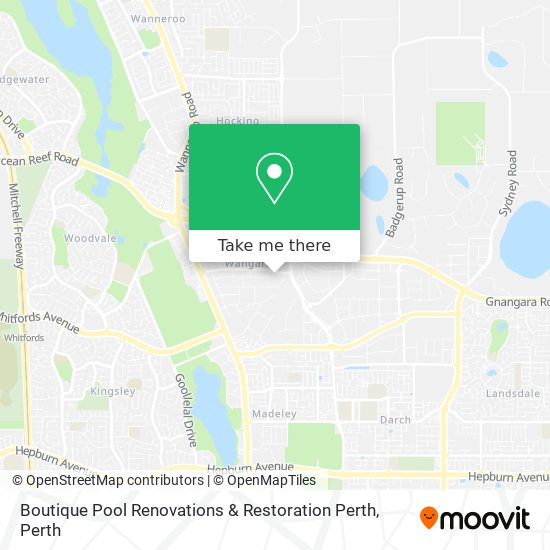 Boutique Pool Renovations & Restoration Perth map