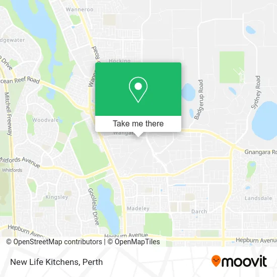 Mapa New Life Kitchens