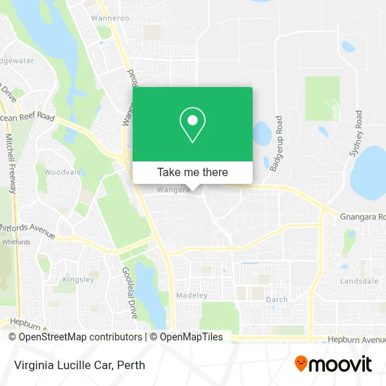 Mapa Virginia Lucille Car