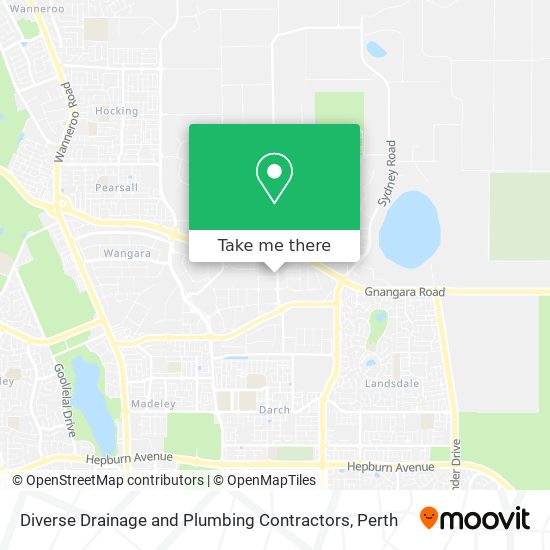 Diverse Drainage and Plumbing Contractors map